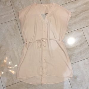 Button down flowy dress